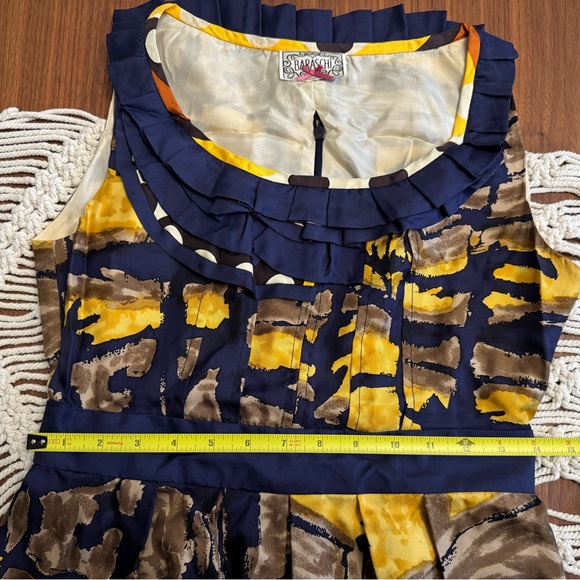 YOANA BARASCHI | Silk Midi Dress from Anthropologie - Size 4 - Picture 9 of 10